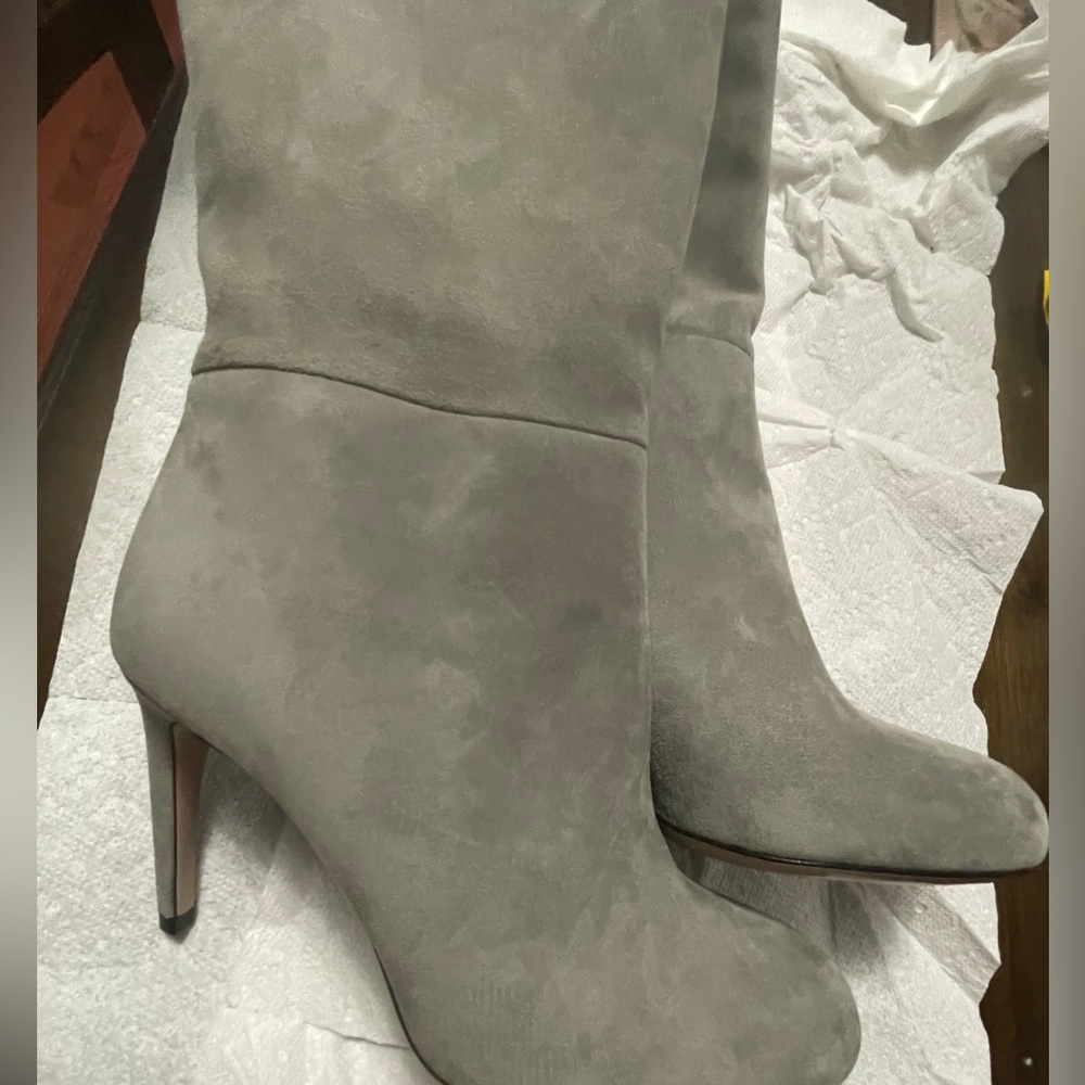 Gucci Gray Heeled Boots - Picture 8 of 12